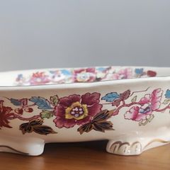 Perfect Condition Beautiful Mason's Ironstone 'brocade' England 1835-36 Dish
