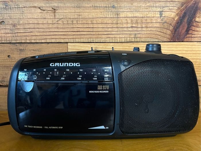 vintage radio cassette player