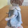 Lino Zampiva Spaghetti Hair Porcelain Girl Figurine Image 6