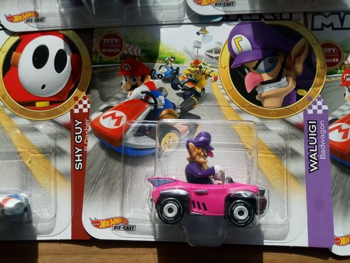 Hot Wheels Mariokart Complete 7pc Series