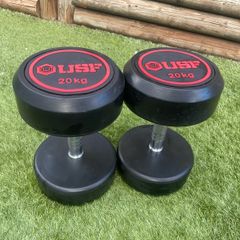 2 x 20kg dumbells