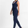 Brand new Body Flirt Navy Jersey Jumpsuit size UK22/24 EU50/52 Postage included Image 3