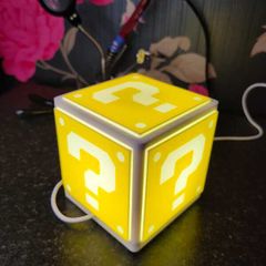 Super Mario Question Mark Block Lightbox