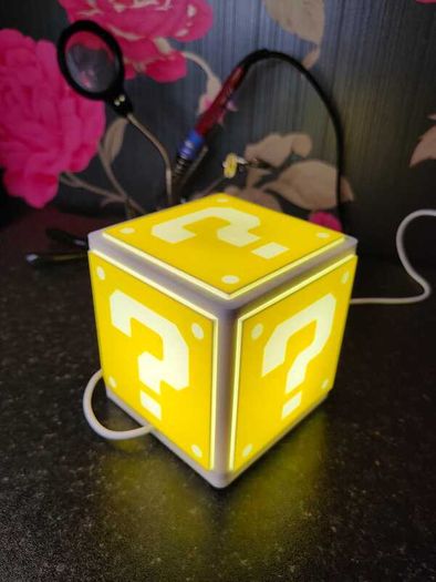 Super Mario Question Mark Block Lightbox