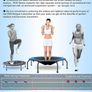 50" Fitness Trampoline Max. Load 250lbs Silent Easy Installation Indoor Exercise Foldable Trampoline for Adults (FREE POSTAGE) Image 6