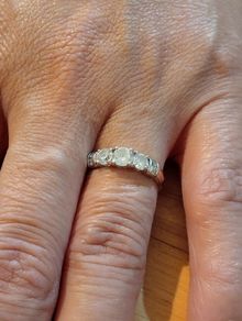 Sterling Silver Ring - Size  N - Stamped for Silver (SL25)