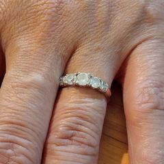 Sterling Silver Ring - Size  N - Stamped for Silver (SL25)