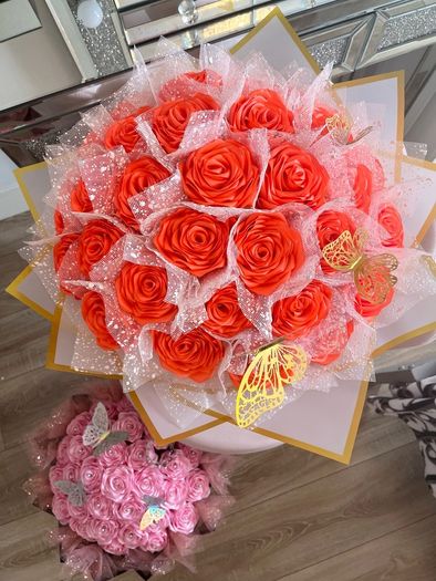 Gorgeous Fluffy Forever Flower Bouquet