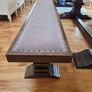 Dining room table and matching benches Image 6