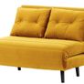 Mustard yellow sofa bed Image 2