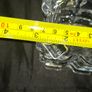 Pair of Heavy, Clear Crystal Glass Cube Shaped Votive Candle Holders, Image 5