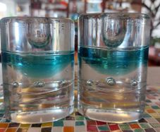 Fabulous Pair of Vintage 1980s Finnish Glass Candleholders by Iittala Glass, Arktia Candleholders from the Arkipelago Series Designed by Timo Sarpaneva, Design Year 1978.
