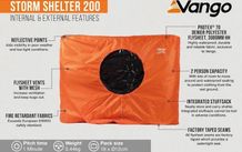 Vango Storm Shelters 200 / 400 / 800 NEW