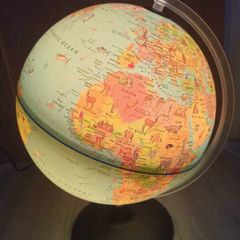 Illuminated Children's Globe with Animals (Educational World Globe)