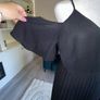 Ladies Black Cold Shoulder Wrap Dress from Boohoo Image 7