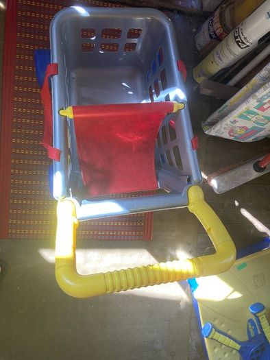 Smoby Shopping Trolley with dolls seat.