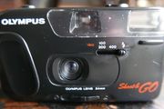 Olympus Shoot &amp; Go  Point &amp; Shoot 35mm Film Camera Tested Case