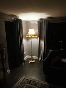 Brass Telescopic Standard Lamp