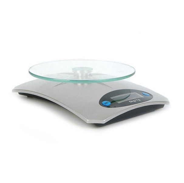 New Digital LCD Glass Electronic Kitchen Weighing Balance Scale 5kg / 1g #1234