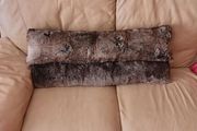 Laura Ashley Draft Excluders. Faux fur and velvet.