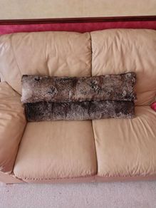 Laura Ashley Draft Excluders. Faux fur and velvet.