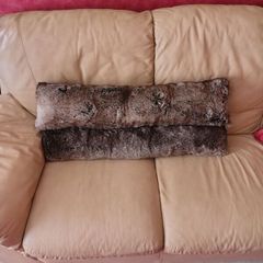 Laura Ashley Draft Excluders. Faux fur and velvet.