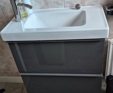 vanity unit with sink