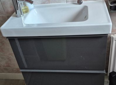 vanity unit with sink