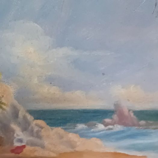 Edwardian Era Watercolour On Board