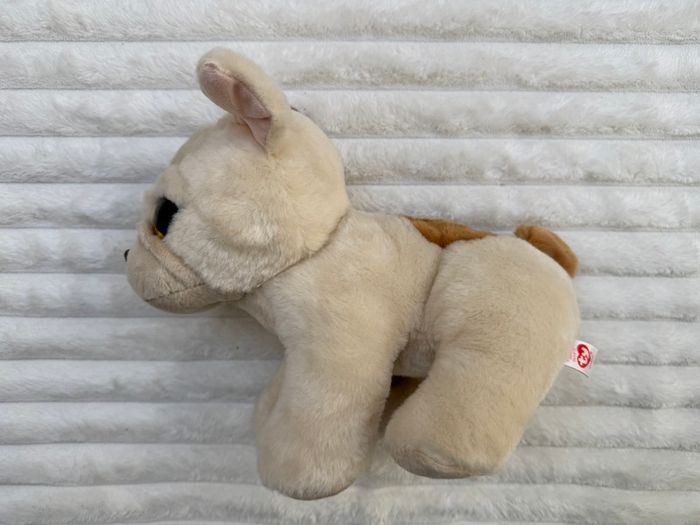 Ty Beanie approx. 8" Houghie the Bulldog Plush Used Please see photos