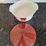 Vintage Johnson Bros Snowhite casserole dish and oval plate Image 2