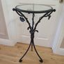 Bronze Pewter like Lamp  table for sale Image 4