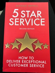 "5 star service" book by Michael Heppell