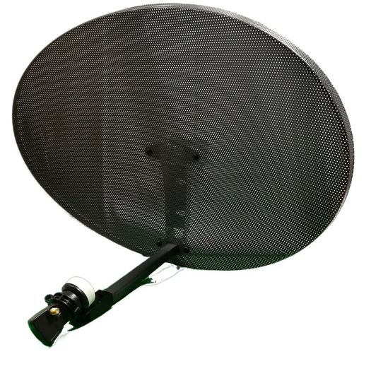 Sky Satellite Dish Zone 2 For Sky Freesat Free To Air Black Mesh + Single Lnb