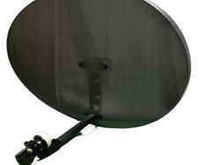 Sky Satellite Dish Zone 2 For Sky Freesat Free To Air Black Mesh + Single Lnb