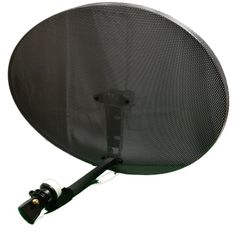 Sky Satellite Dish Zone 2 For Sky Freesat Free To Air Black Mesh + Single Lnb
