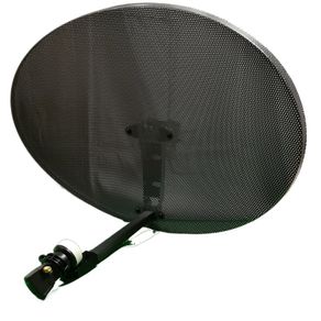Sky Satellite Dish Zone 2 For Sky Freesat Free To Air Black Mesh + Single Lnb