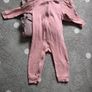 6 x Double zipper Footless Sleepsuits (18-24 months) Image 4