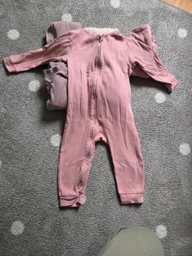 6 x Double zipper Footless Sleepsuits (18-24 months)