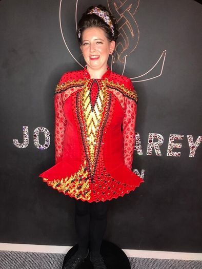 Stunning John Carey Irish Dance dress