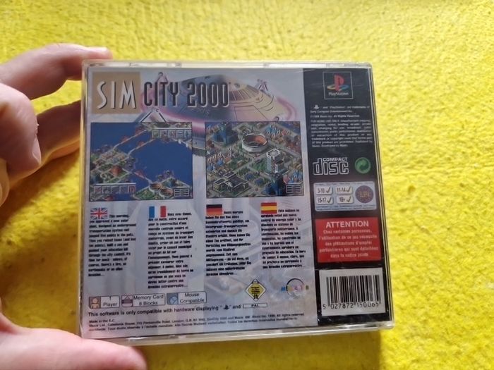 SIMCITY 2000 PlayStation1 Ps1 PlayStation2 Ps2 games Original