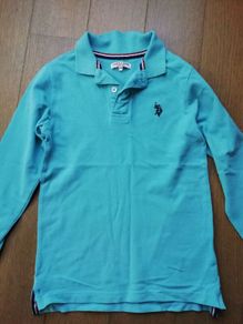 U.S. Polo Assn. - 2 x long sleeve top (blue & coral)