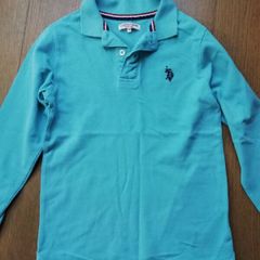 U.S. Polo Assn. - 2 x long sleeve top (blue & coral)