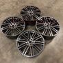 21" Inch Porsche Macan Turbo Style Alloy Wheels Gunmetal polished 5x112 66.6 Image 4