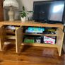 Custom Made Tv Cabinet And Storage Unit Solid Wood Oak Image 3