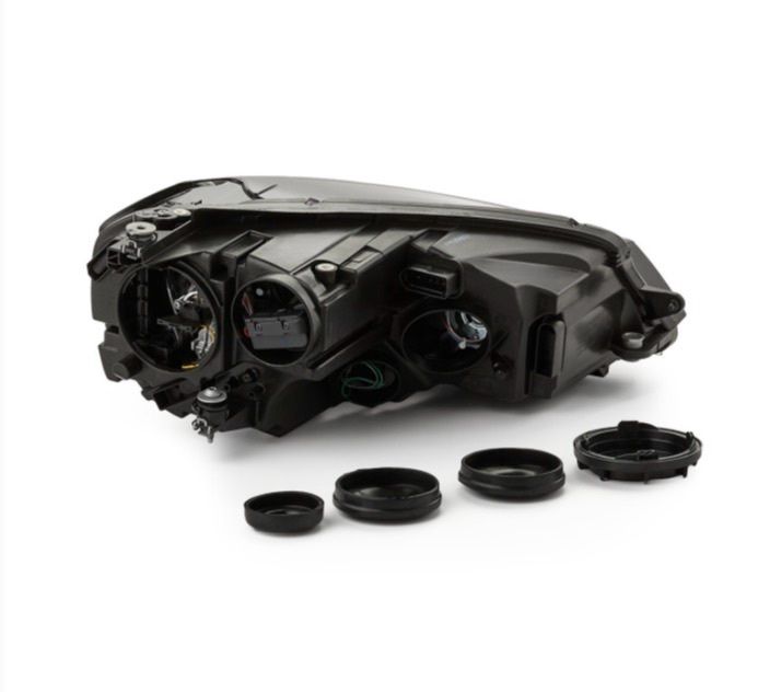 ABAKUS Halogen Passenger side / Left side Headlight for VW Golf MK7