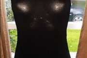Black top She PolFashion size UK12 EU40 Postage included