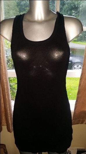 Black top She PolFashion size UK12 EU40 Postage included