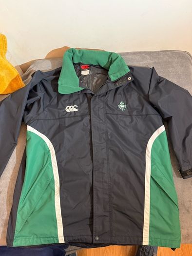 Irish rugby vintage Canterbury rain coat