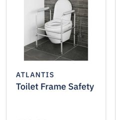 Disability toilet frame.